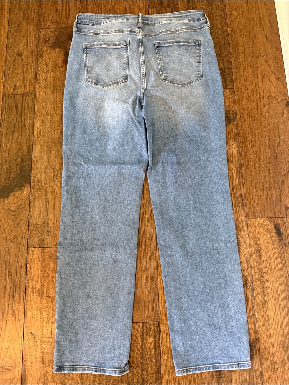 Nine West Light Blue Straight-Leg Stretch Jeans - Picture 5 of 6
